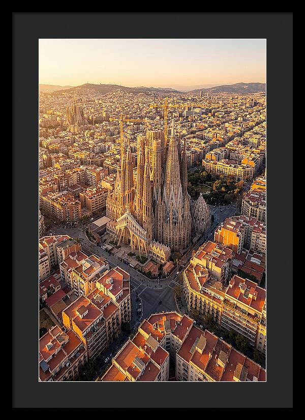 Sagrada Familia At Sunset