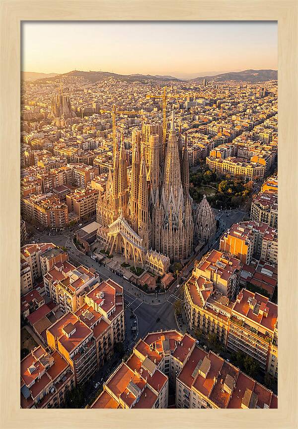 Sagrada Familia At Sunset