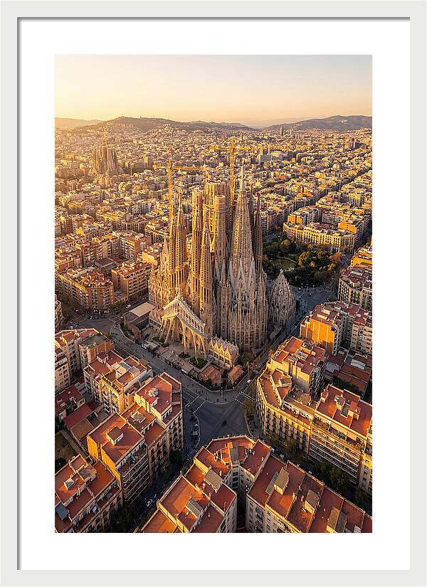 Sagrada Familia At Sunset