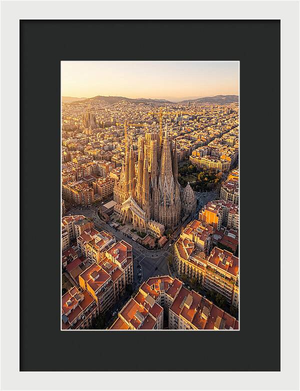 Sagrada Familia At Sunset