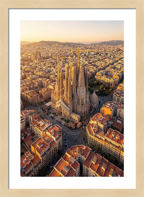 Sagrada Familia At Sunset