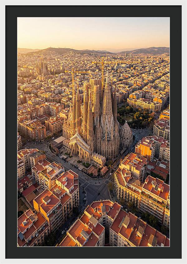 Sagrada Familia At Sunset