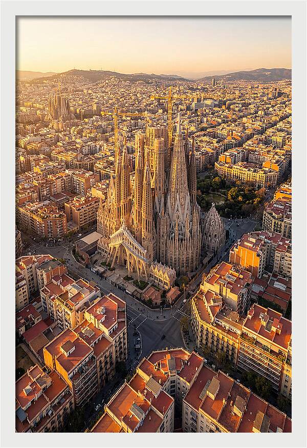 Sagrada Familia At Sunset