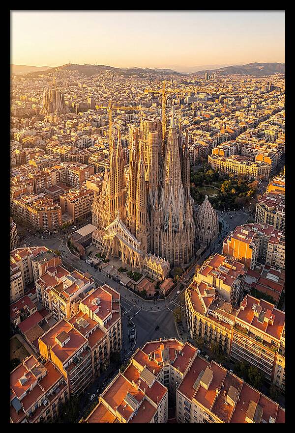 Sagrada Familia At Sunset