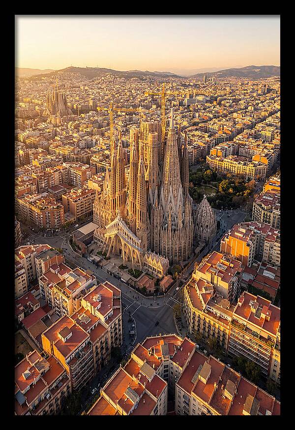 Sagrada Familia At Sunset