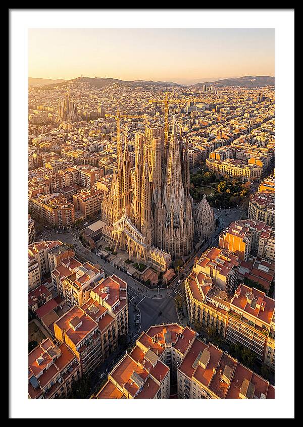 Sagrada Familia At Sunset