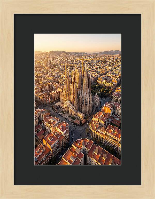 Sagrada Familia At Sunset