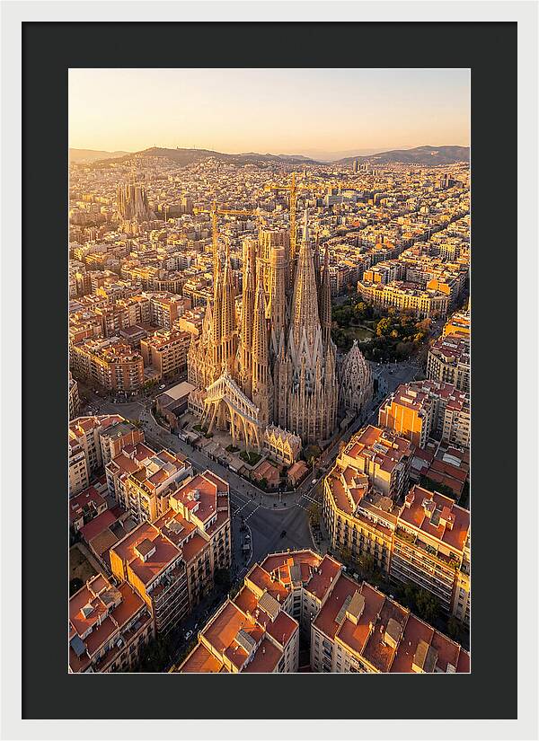 Sagrada Familia At Sunset