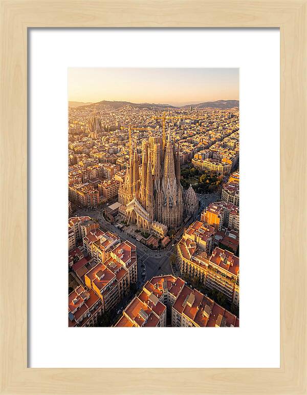 Sagrada Familia At Sunset
