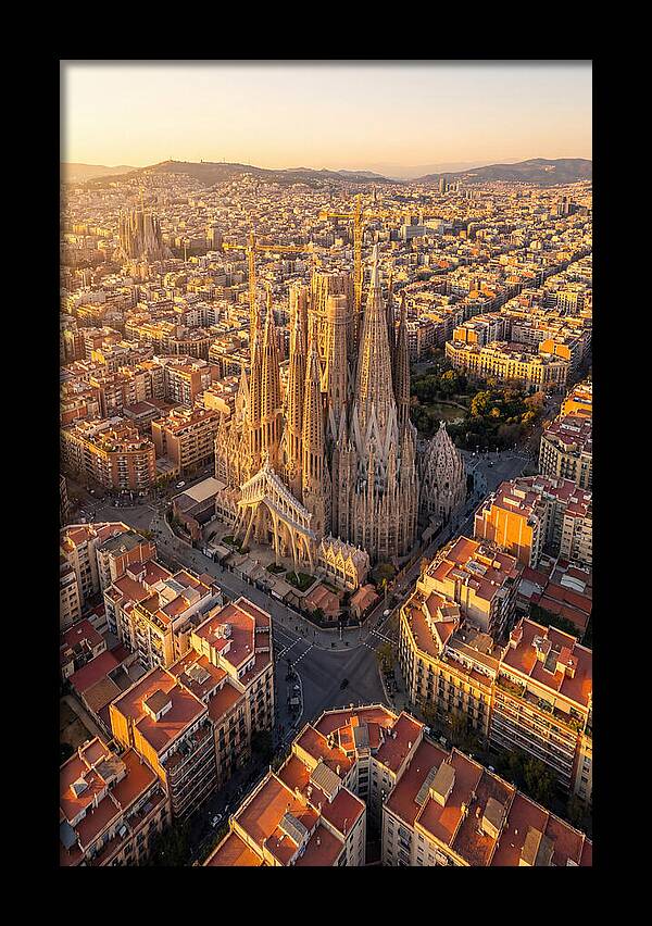 Sagrada Familia At Sunset