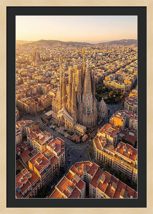 Sagrada Familia At Sunset