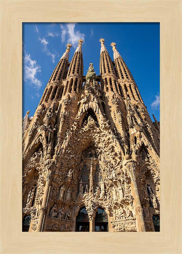 Sagrada Familia From Below