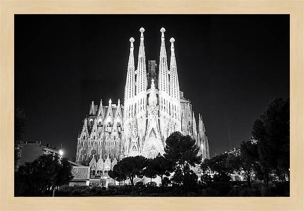 Sagrada Familia From Below