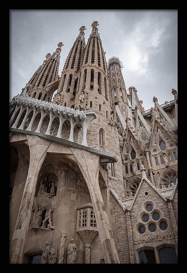 Sagrada Familia Spires From Below