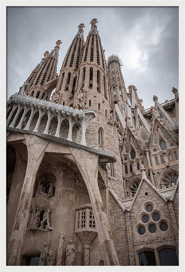 Sagrada Familia Spires From Below