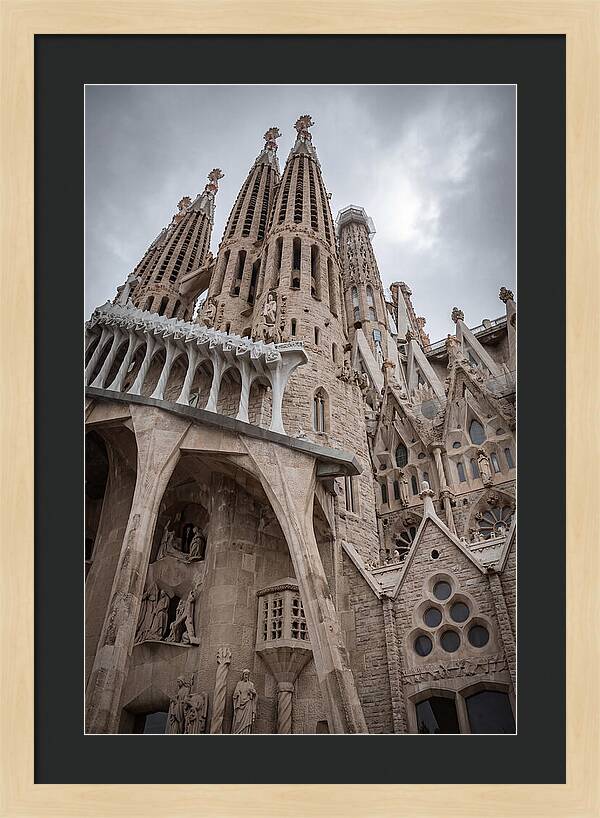 Sagrada Familia Spires From Below