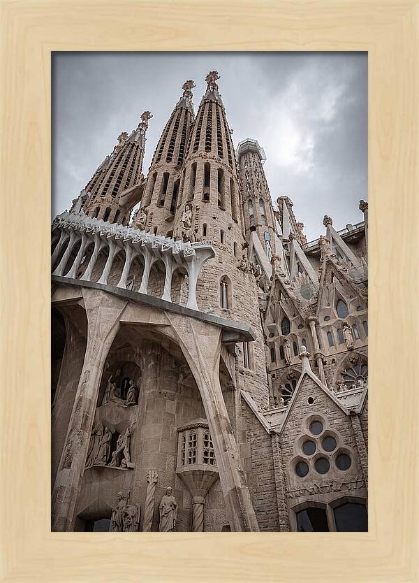 Sagrada Familia Spires From Below