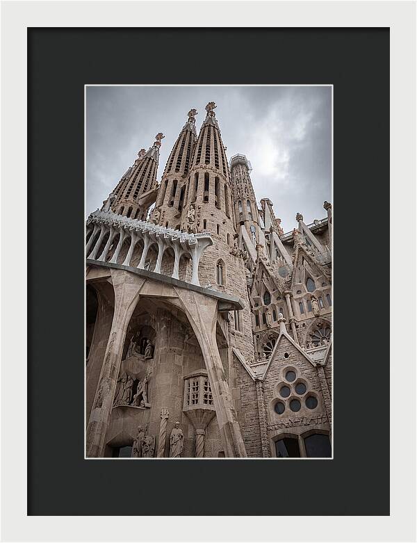 Sagrada Familia Spires From Below