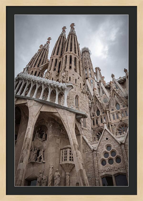 Sagrada Familia Spires From Below