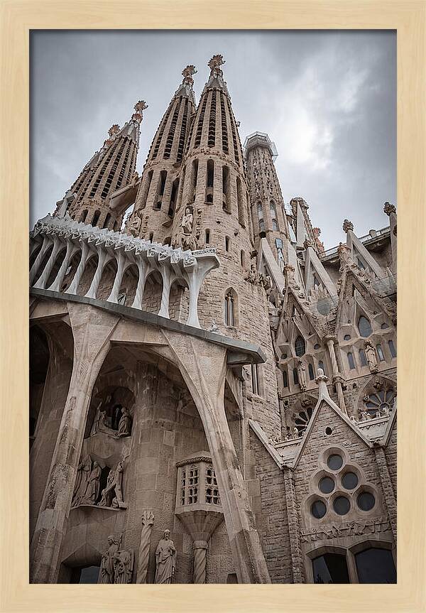 Sagrada Familia Spires From Below