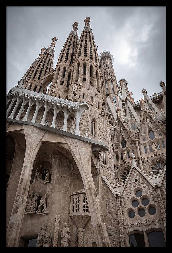 Sagrada Familia Spires From Below
