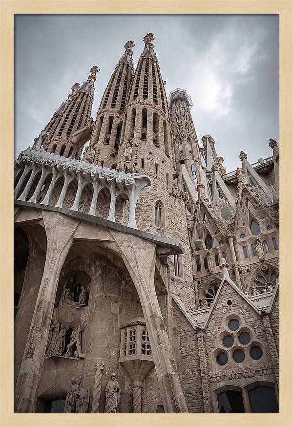 Sagrada Familia Spires From Below