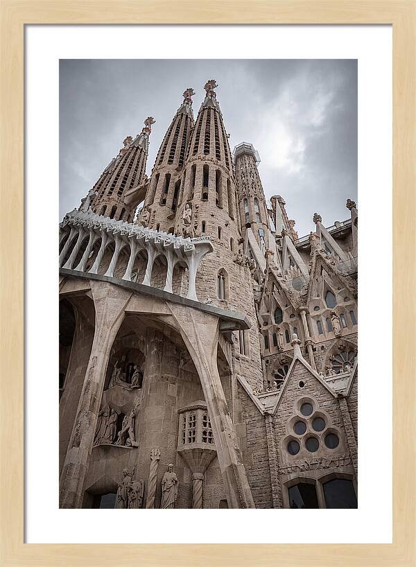 Sagrada Familia Spires From Below