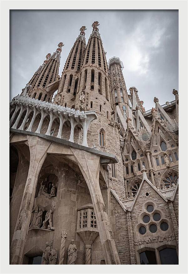 Sagrada Familia Spires From Below