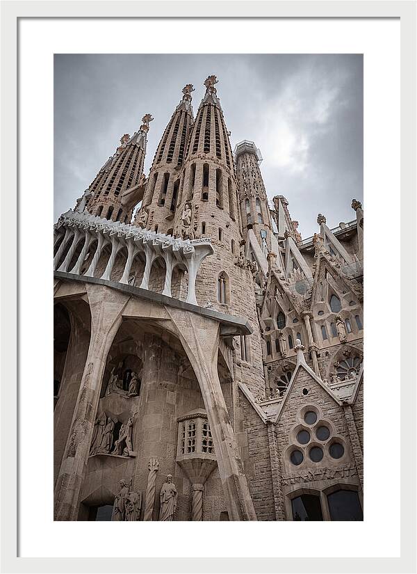 Sagrada Familia Spires From Below