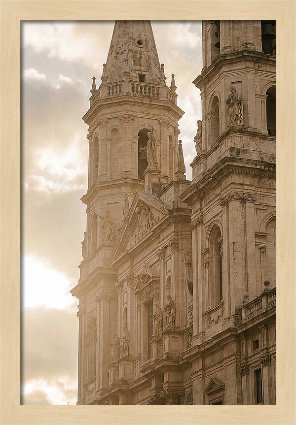 Sagrada Familia Towers At Dusk