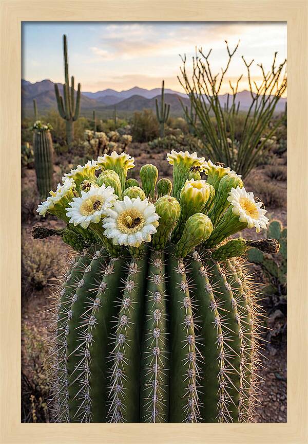Saguaro Cactus Bloom