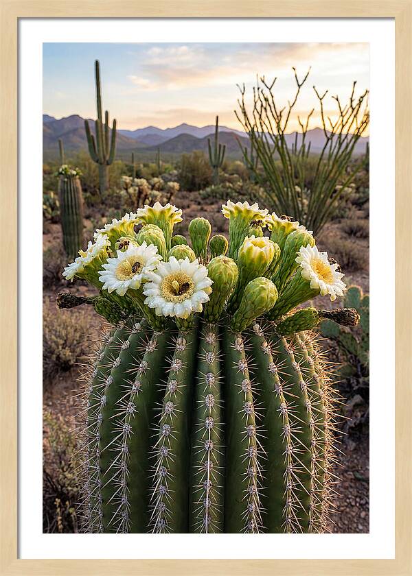 Saguaro Cactus Bloom