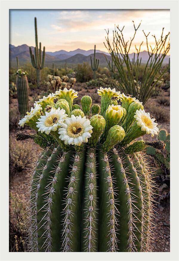 Saguaro Cactus Bloom