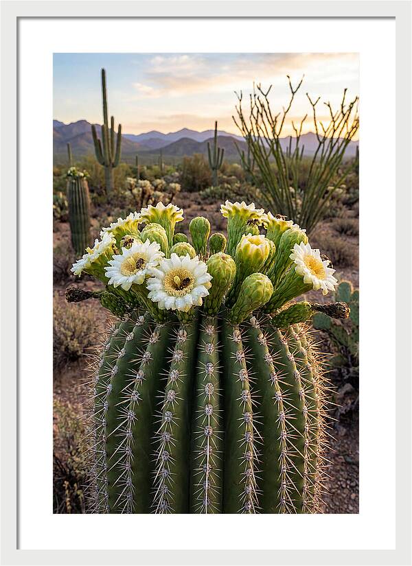 Saguaro Cactus Bloom