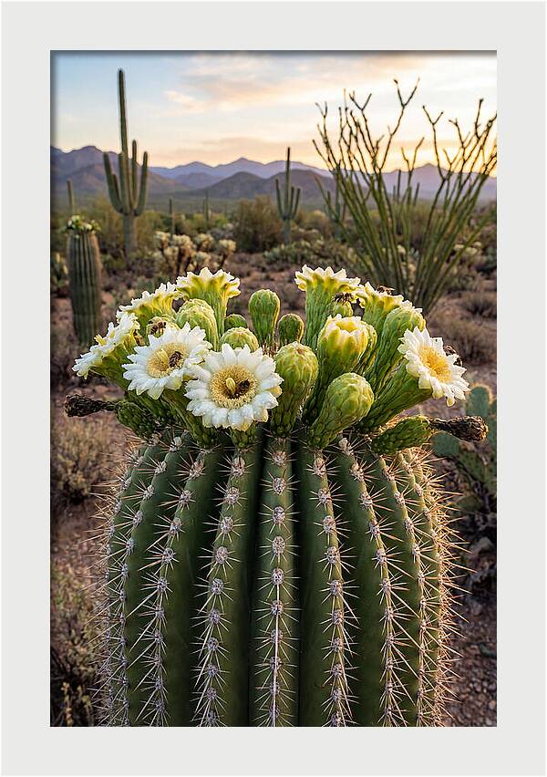 Saguaro Cactus Bloom