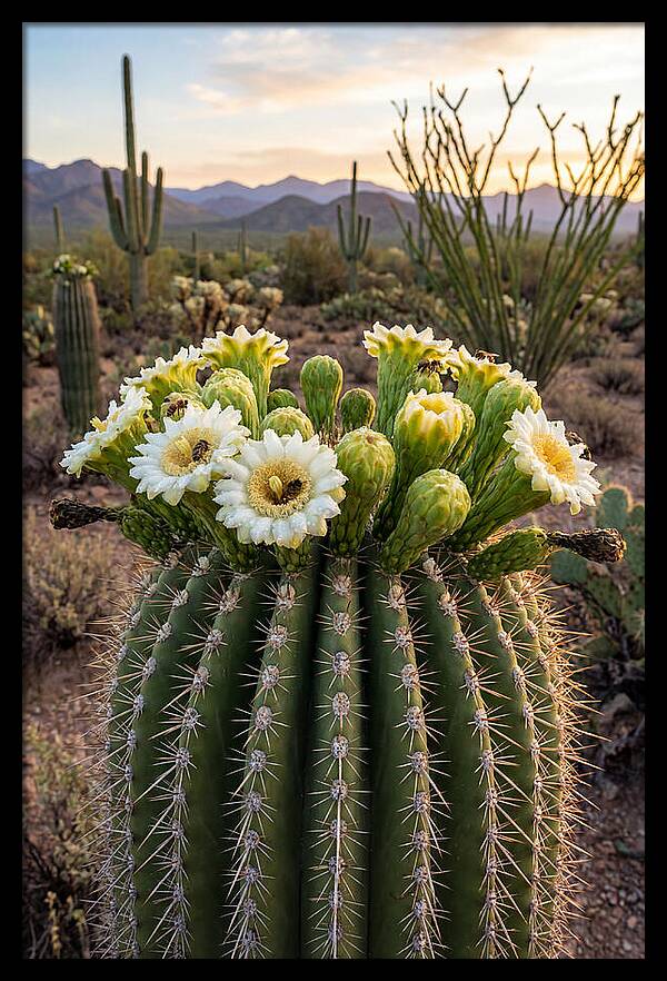 Saguaro Cactus Bloom