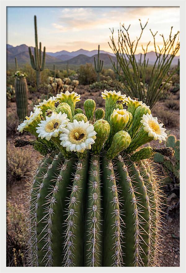 Saguaro Cactus Bloom