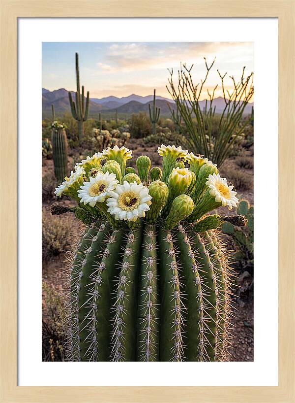 Saguaro Cactus Bloom