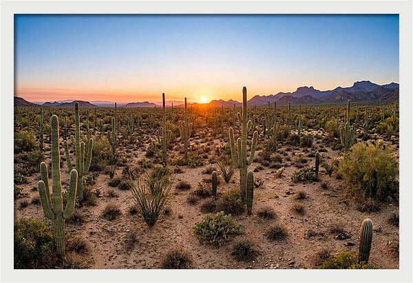 Saguaro Sunset Serenity