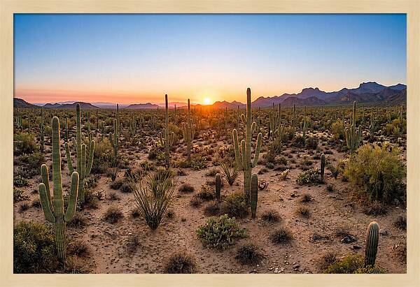 Saguaro Sunset Serenity