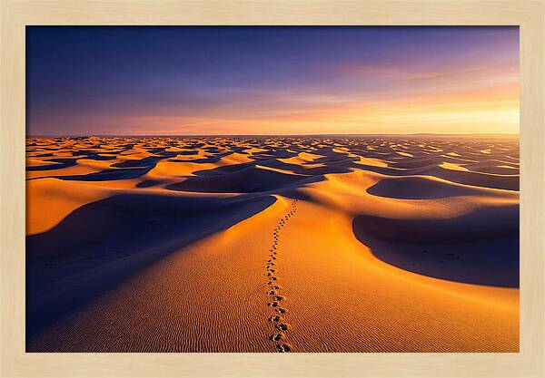 Sahara Desert Sunrise Serenity