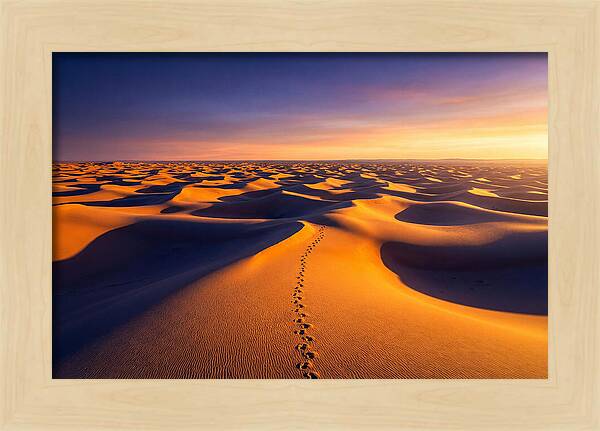 Sahara Desert Sunrise Serenity