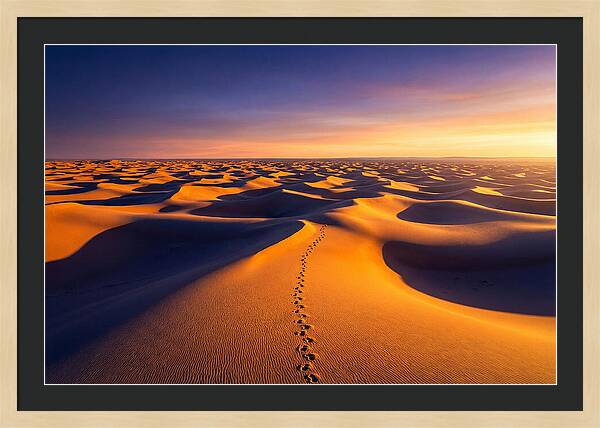 Sahara Desert Sunrise Serenity