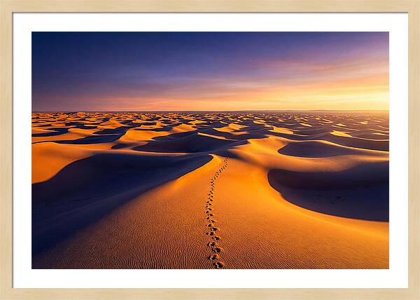 Sahara Desert Sunrise Serenity