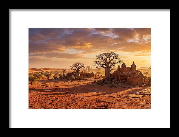 Sahel Landscape At Golden Hour