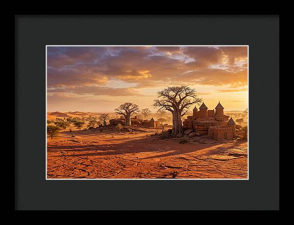 Sahel Landscape At Golden Hour
