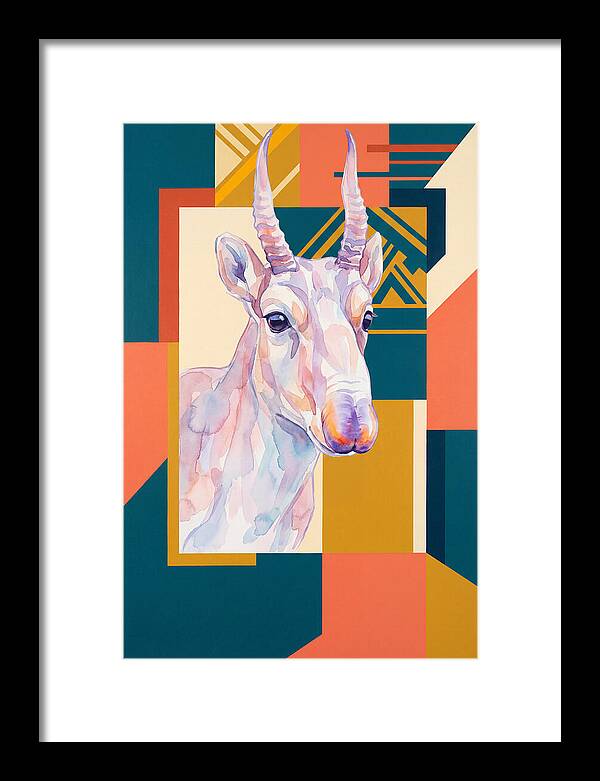 Saiga Antelope Portrait