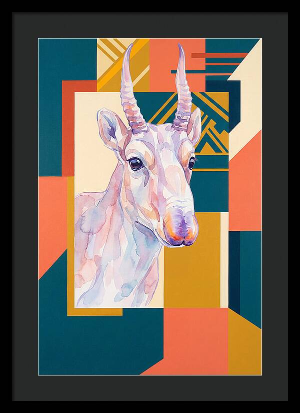 Saiga Antelope Portrait