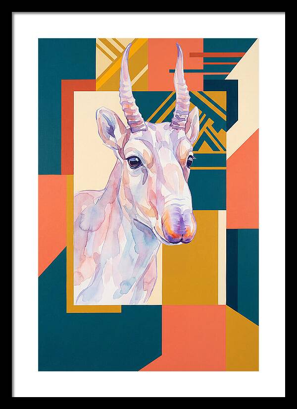 Saiga Antelope Portrait