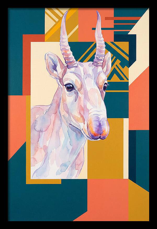 Saiga Antelope Portrait